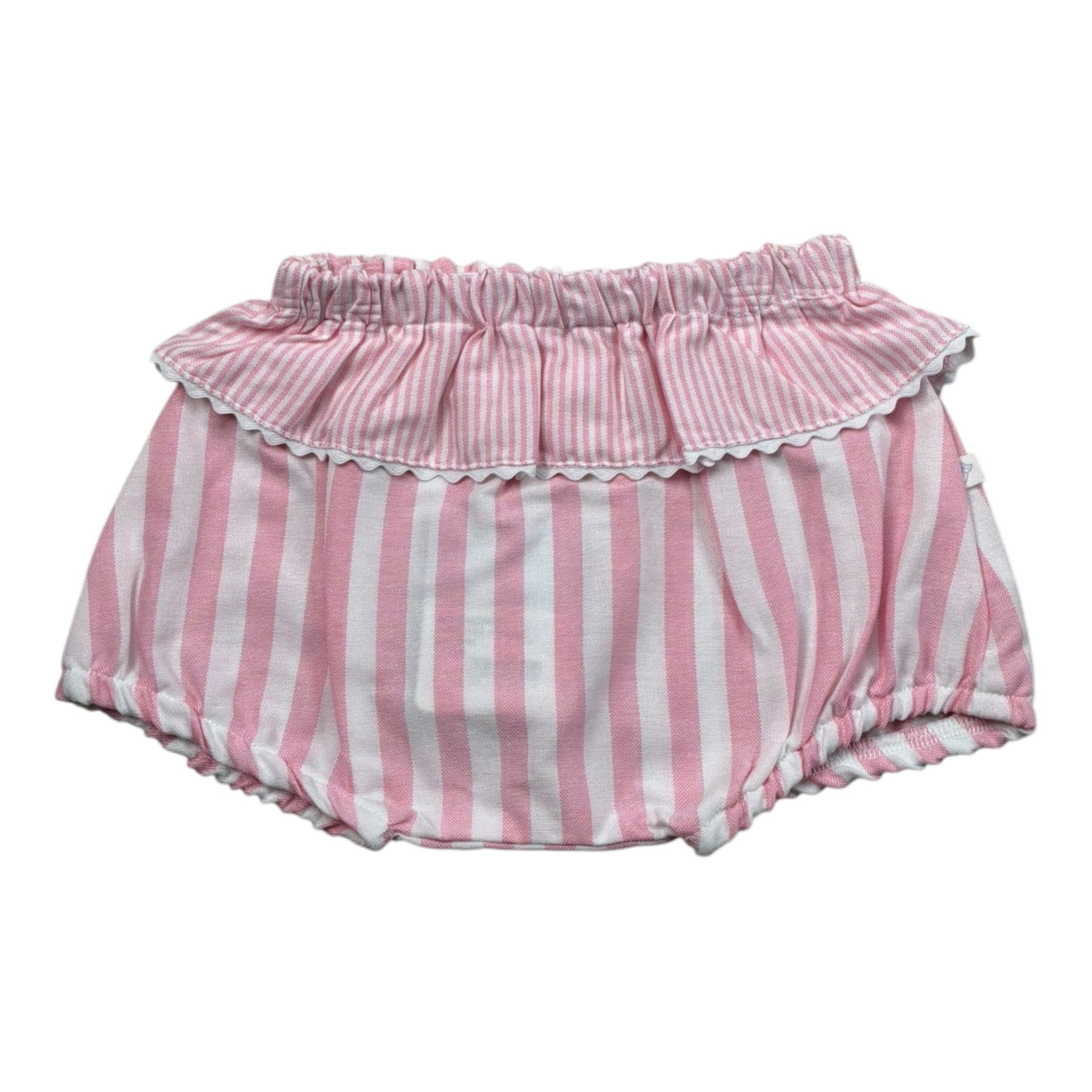 Laranjinha Coulotte Bicolore con Fantasia A Righe per Neonata 92908V5835R57 BIANCO/ROSA LARANJINHA 