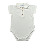 Laranjinha Body Mezza Manica Tinta Unita per Neonato 92951V5809M61 BIANCO LARANJINHA 