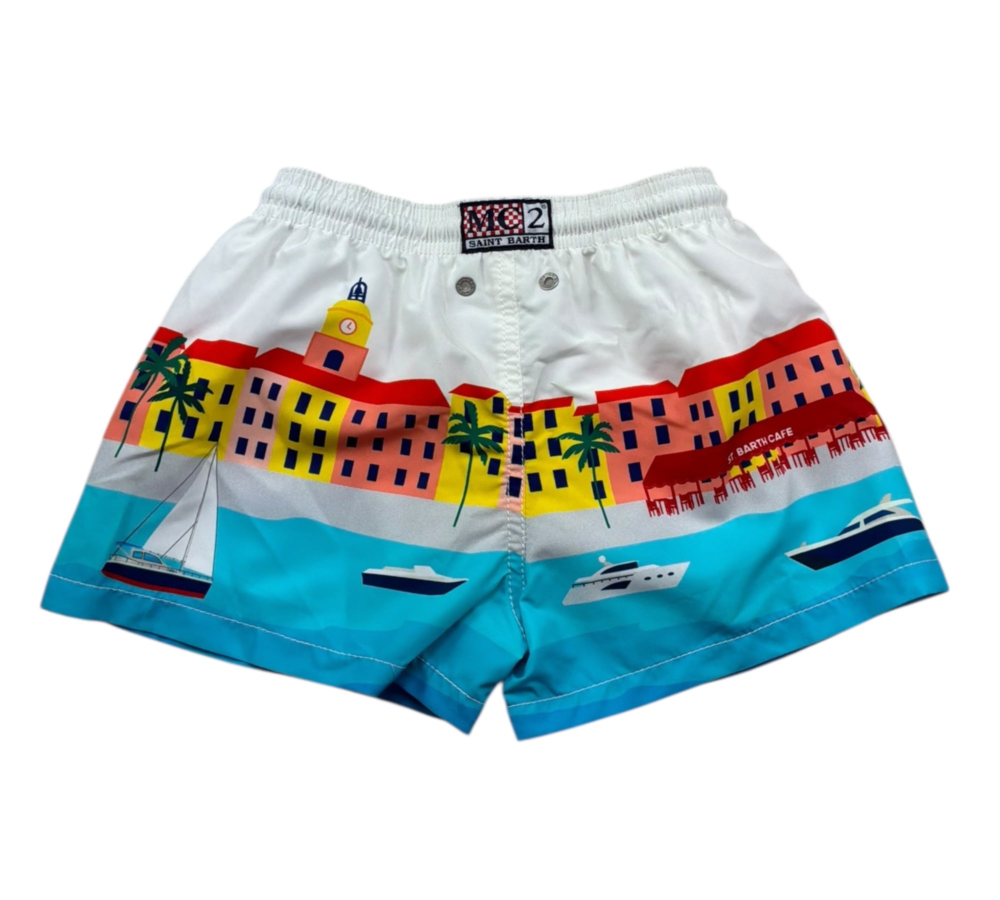 Saint Barth Costume Stampa Fantasia per Bambino HAITII MULTICOLOR SAINT BARTH 