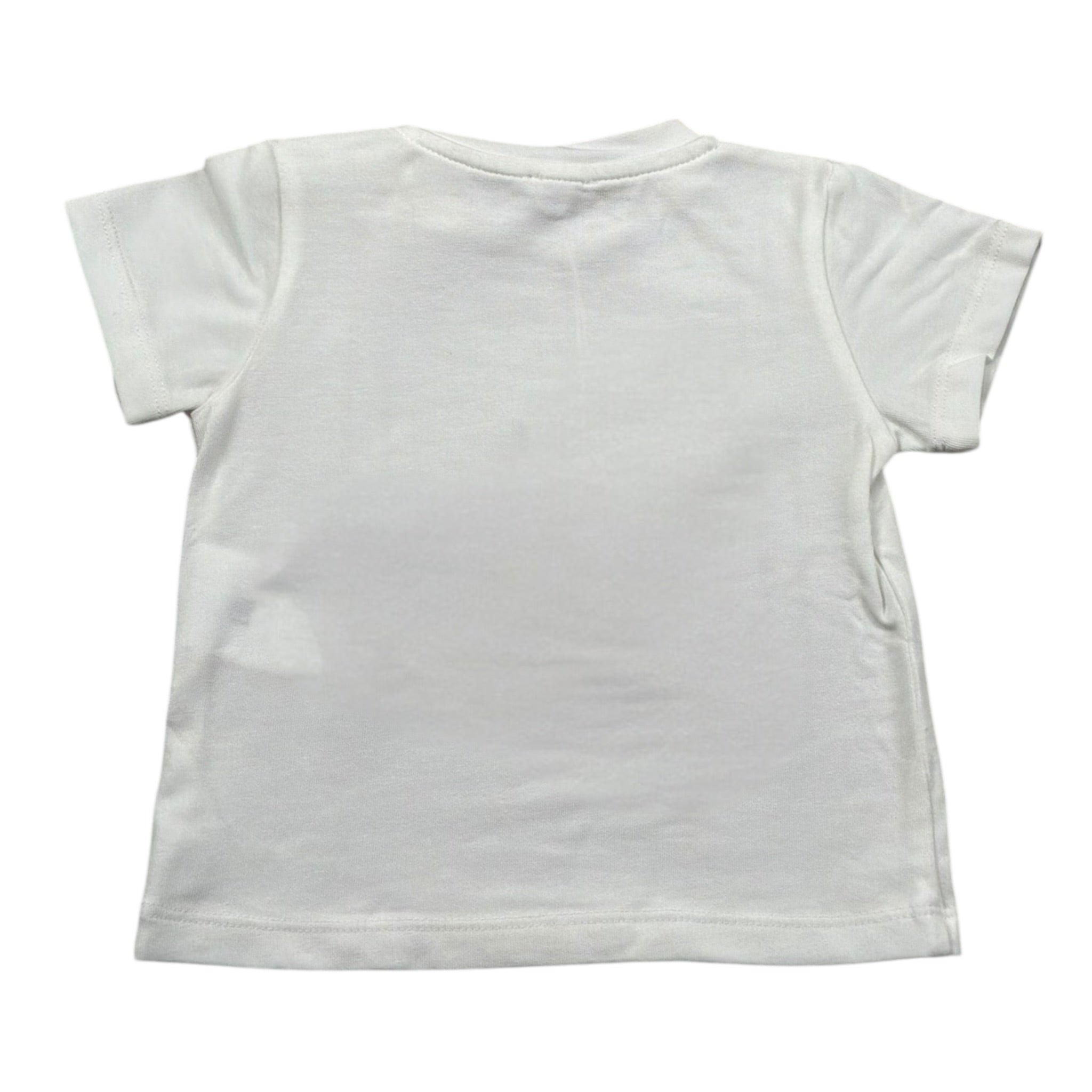 Le Bebe T-Shirt Girocollo Tinta Unita con Stampa per Neonato LBB5012 PANNA LE BEBE 