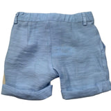 Le Bebe Bermuda Tinta Unita con Girovita Regolabile per Neonato LBB5382 AZZURRO LE BEBE 