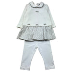 Le Bebe Completo 2 Pezzi Shirt-Leggins per Neonata LBG0367 PANNA LE BEBE 