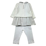 Le Bebe Completo 2 Pezzi Shirt-Leggins per Neonata LBG0367 PANNA LE BEBE 