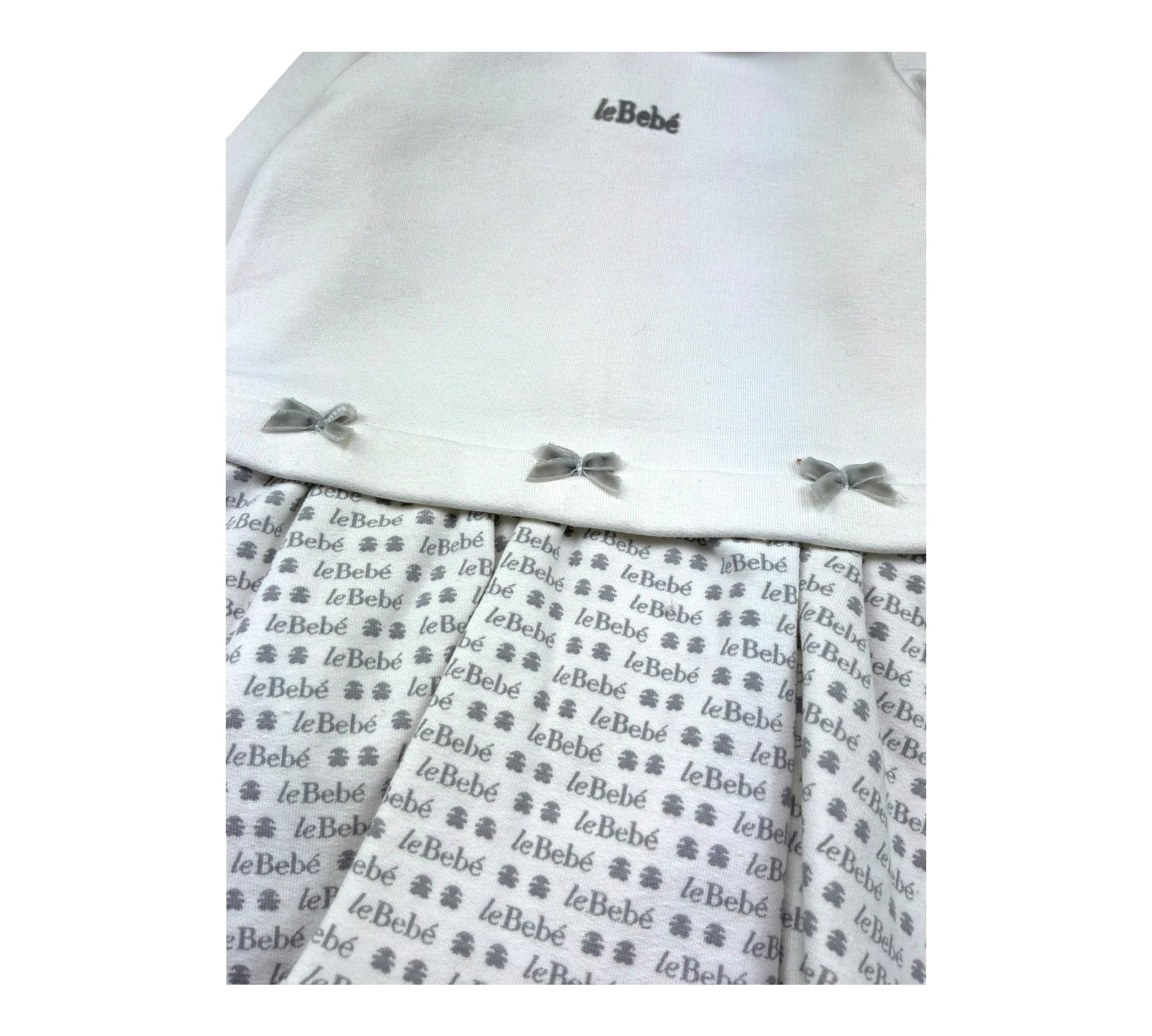 Le Bebe Completo 2 Pezzi Shirt-Leggins per Neonata LBG0367 PANNA LE BEBE 