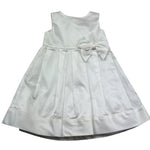 Le Bebe Abito Giromanica Tinta Unita con Fiocco per Neonata LBG0701 BIANCO LE BEBE 