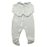 Le Bebe Tutina Manica Lunga Tinta Unita per Neonata LBG5761 BIANCO LE BEBE 