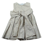 Le Bebe Abito Giromanica Tinta Unita Fantasia A Righe per Neonata LBG5818 BEIGE LE BEBE 