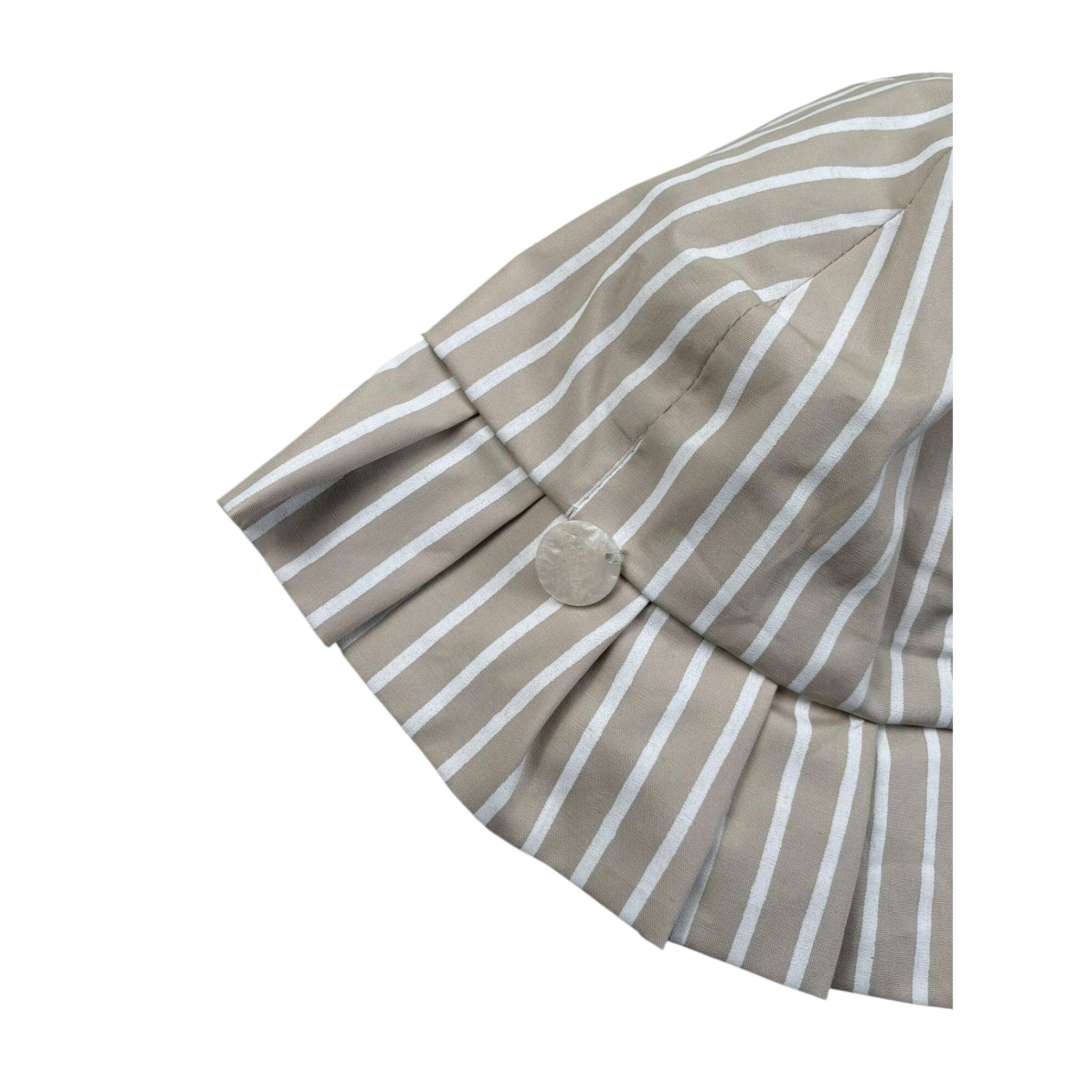 Le Bebe Cappello Tinta Unita Fantasia A Righe per Neonata LBG5915 BEIGE LE BEBE 