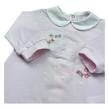 Le Bebe Tutina Manica Lunga Tinta Unita  per Neonata LBG6213 ROSA LE BEBE 