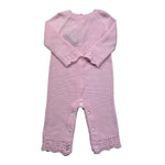 Le Bebe Tutina Manica Lunga Tinta Unita per Neonata LBG6276 ROSA LE BEBE 