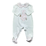 Le Bebe Tutina Manica Lunga Tinta Unita per Neonata LBG6284 BIANCO LE BEBE 