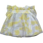 Le Bebe Camicia Giromanica Tinta Unita Stampa Fantasia per Neonata LBG6365 BIANCO LE BEBE 