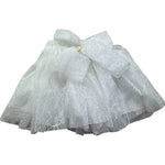 Le Bebe Gonna Tinta Unita con Ricami per Neonata LBG6395 BIANCO LE BEBE 