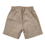 Le Bebe' Bermuda tinta unita con Elastico In Vita Beige per Neonato LBB4027 BEIGE LE BEBE' 