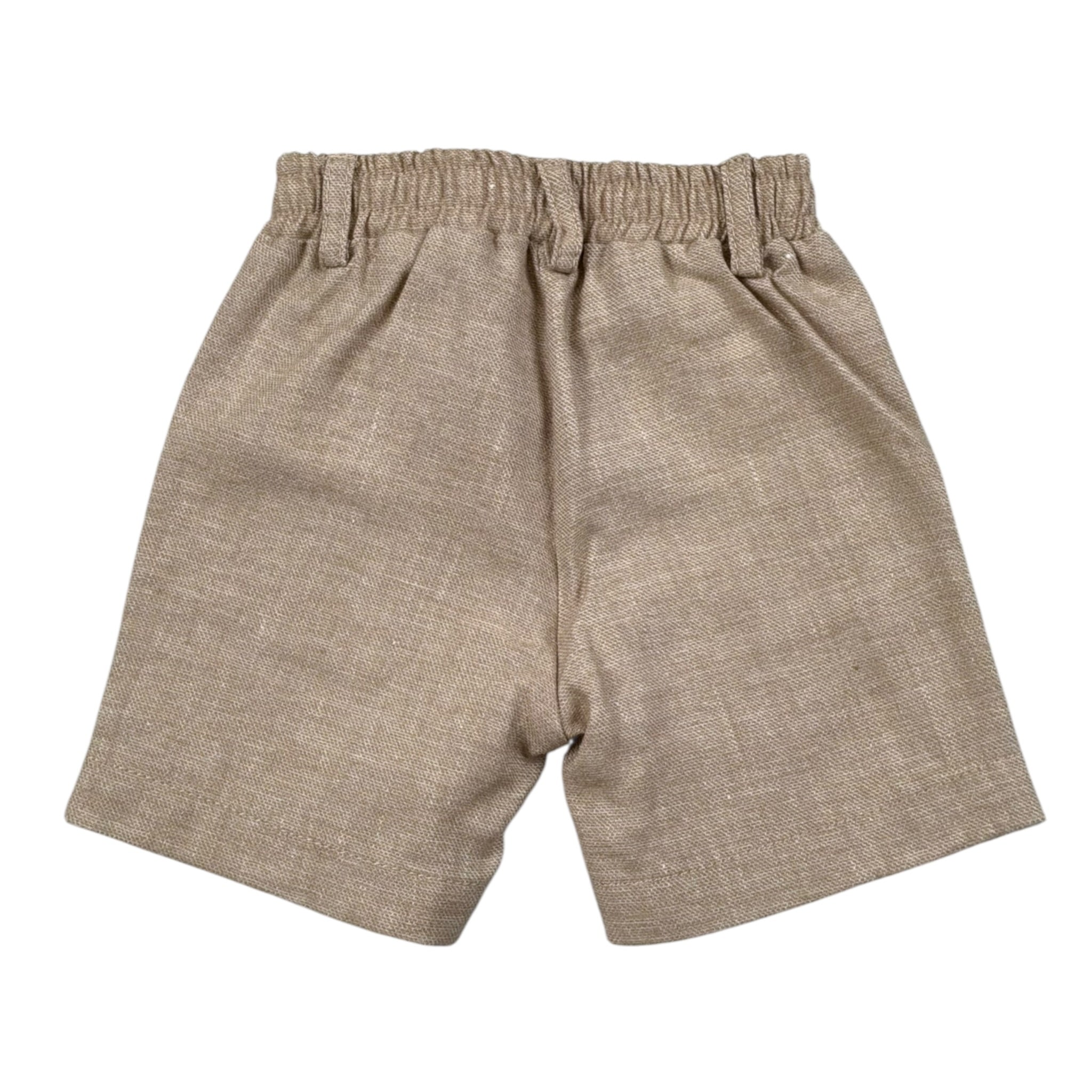 Le Bebe' Bermuda tinta unita con Elastico In Vita Beige per Neonato LBB4027 BEIGE LE BEBE' 
