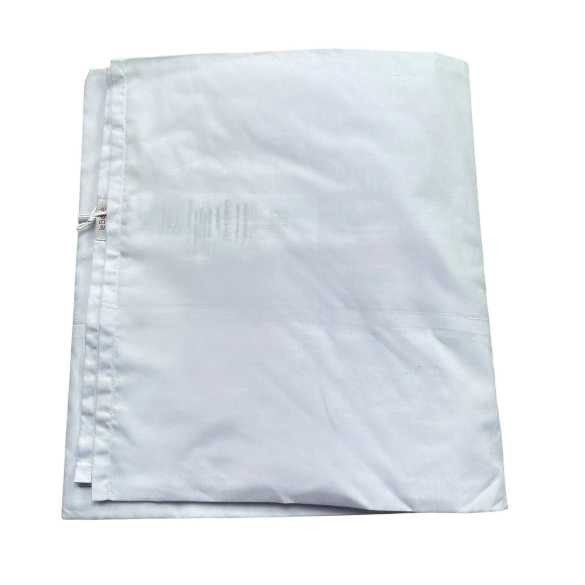 Le Bebe' Lenzuola Set 3 Pezzi Tinta Unita con Stampa per Neonato LBB5301 BIANCO LE BEBE' 