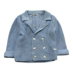 Le Bebe' Cardigan Tinta Unita con Bottoni per Neonato LBB5352 AZZURRO LE BEBE' 