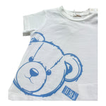 Le Bebe' T-Shirt Girocollo Tinta Unita con Stampa per Neonato LBB5419 BIANCO LE BEBE' 