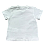 Le Bebe' T-Shirt Girocollo Tinta Unita con Stampa per Neonato LBB5422 BIANCO LE BEBE' 