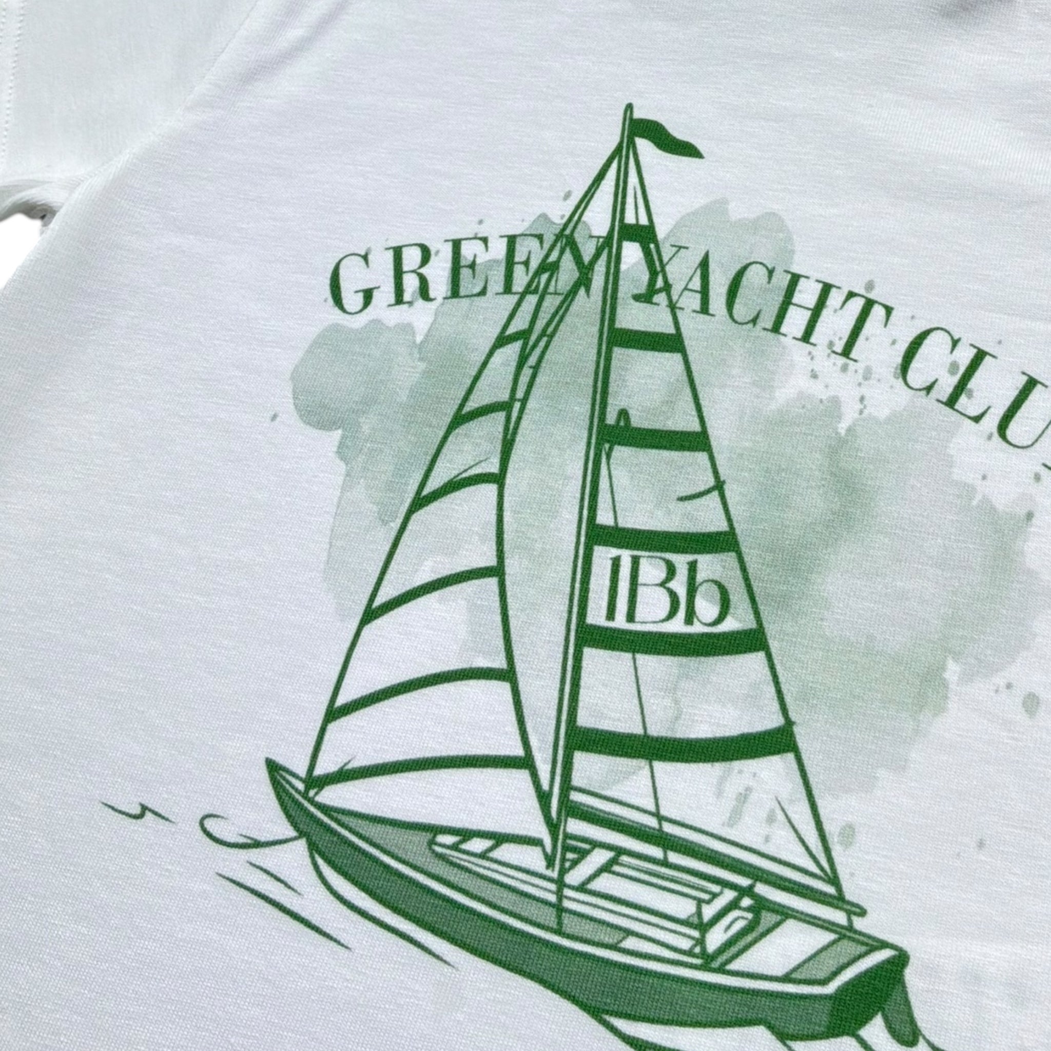 Le Bebe' T-Shirt Girocollo Tinta Unita con Stampa per Neonato LBB5422 BIANCO LE BEBE' 
