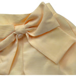 Le Bebe' Short Tinta Unita con Fiocco per Neonata LBG6403 GIALLO LE BEBE' 