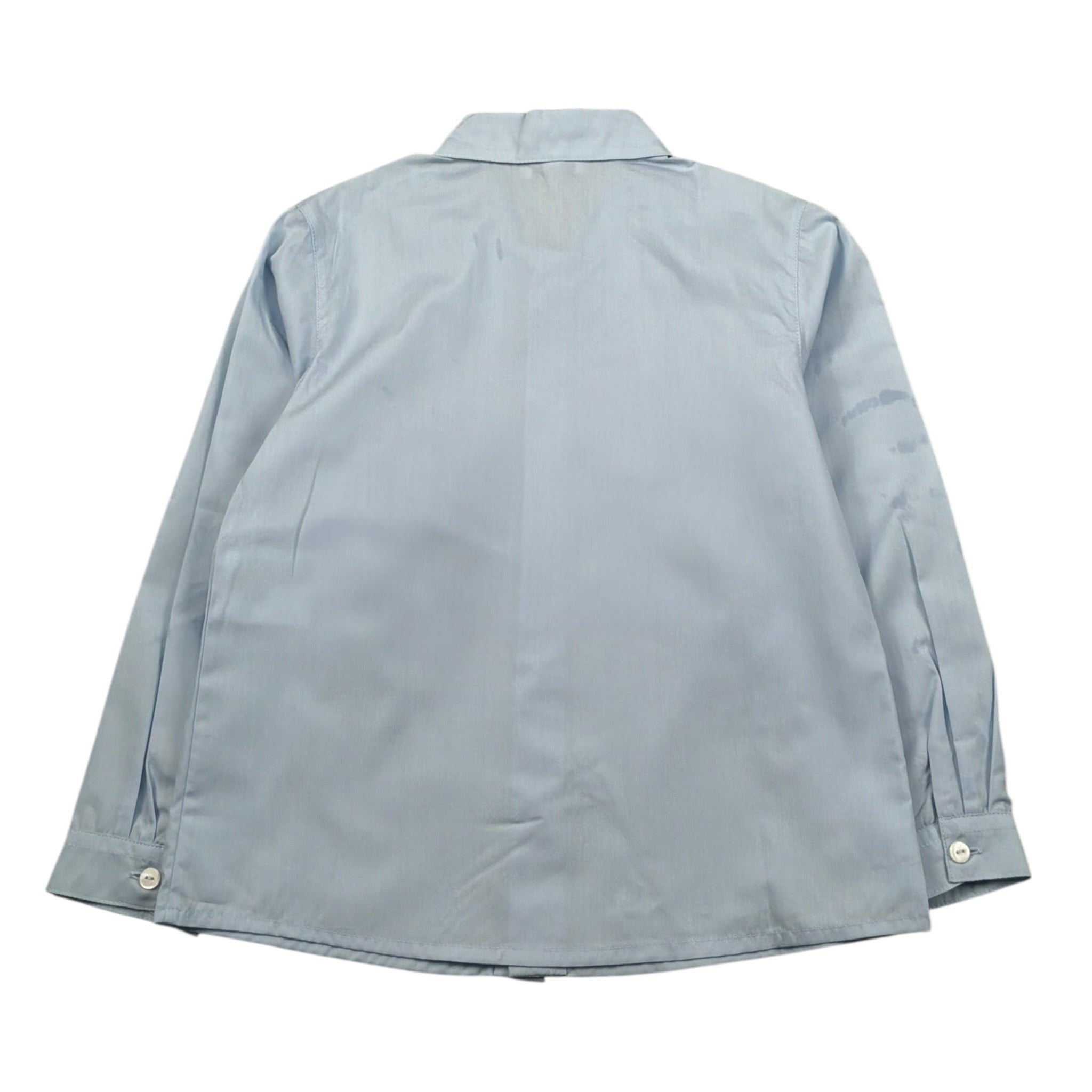 Le Coconne Camicia Manica Lunga Tinta Unita per Bambina LCN1219 AZZURRO LE COCONNE 