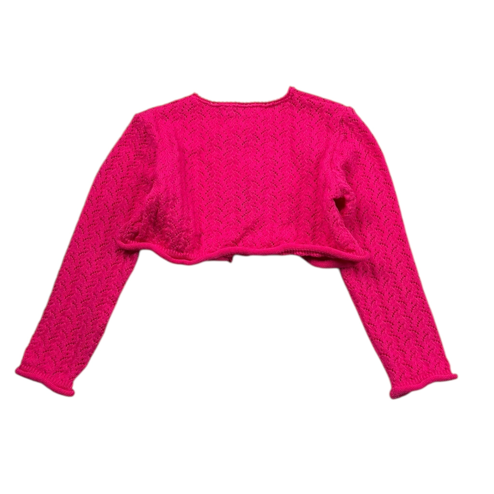 Le Coconne Coprispalle Tinta Unita Traforato per Neonata LCN2162 FUXIA LE COCONNE 