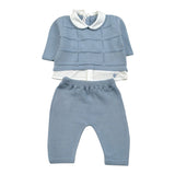 Le Coconne Completo 2 Pezzi Maglia-Pantalone per Neonato LCN2566 AZZURRO LE COCONNE 
