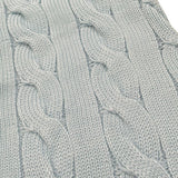 Le Coconne Coperta Tinta Unita con Ricami per Neonato LCN2584 AZZURRO LE COCONNE 