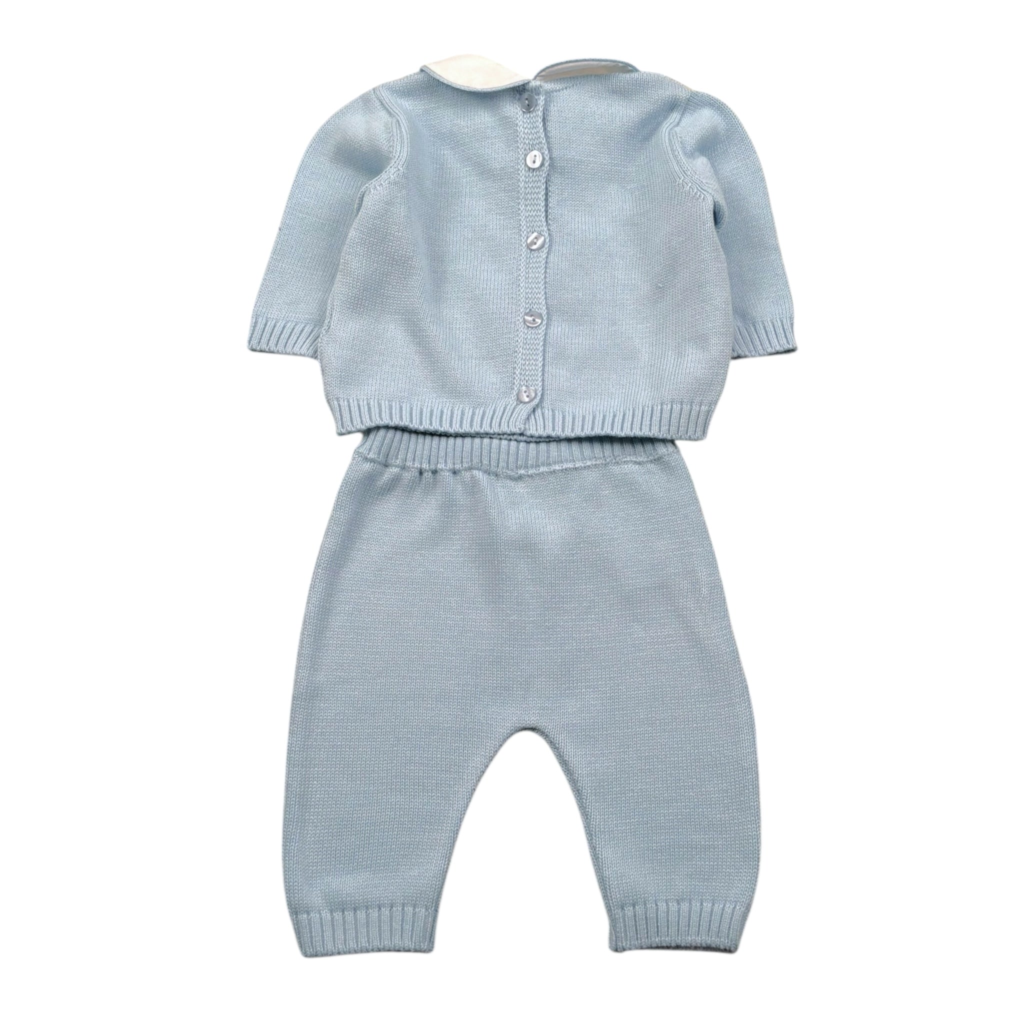 Le Coconne Completo 2 Pezzi Maglia-Pantalone  per Neonato LCN2594 AZZURRO LE COCONNE 