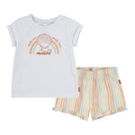 Levi'S Completo 2 Pezzi T-Shirt-Pantalone Bicolore per Neonata 1EK066 BIANCO LEVI'S 