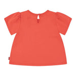 Levi'S T-Shirt Girocollo Tinta Unita con Stampa per Neonata 1EM402 ROSSO LEVI'S 