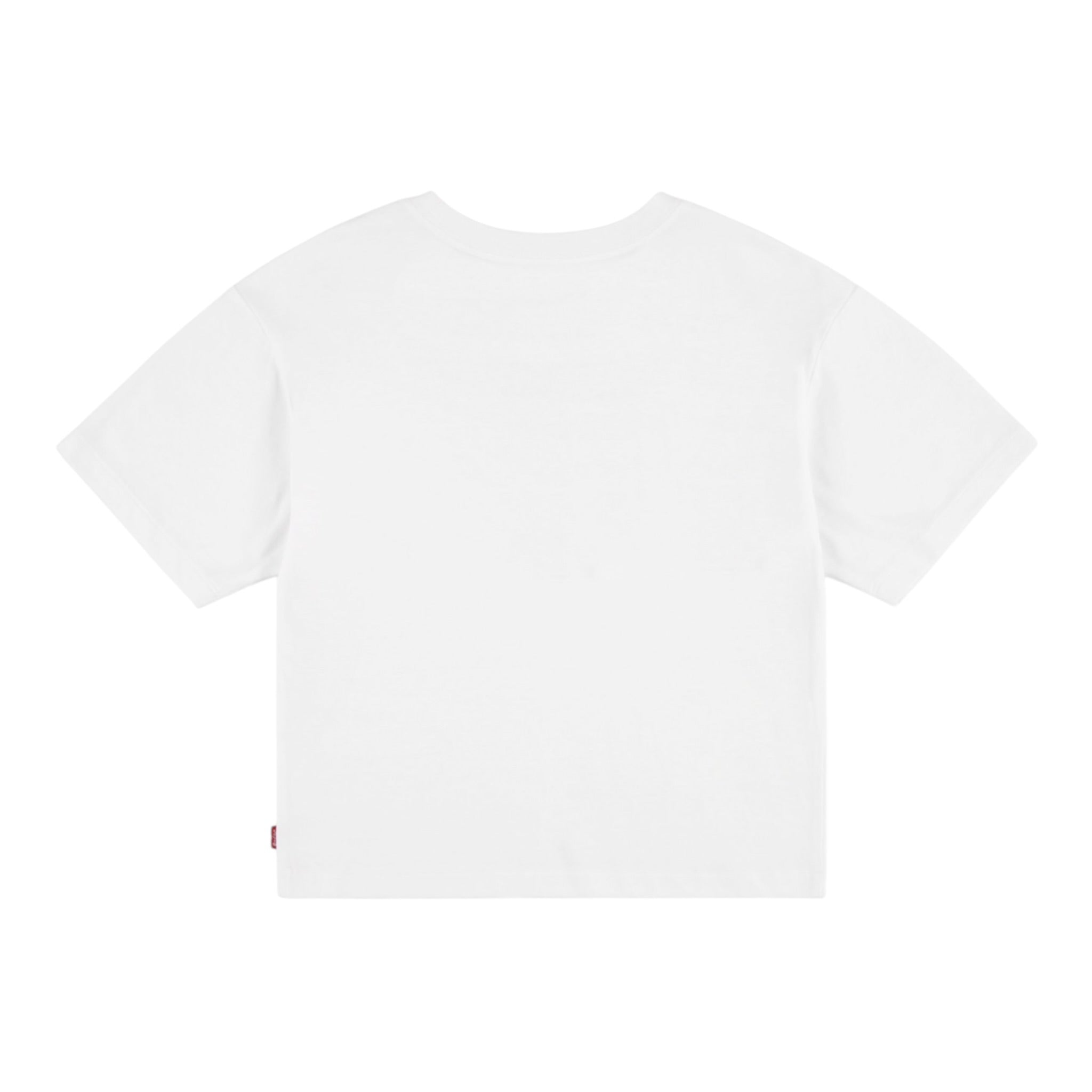 Levi'S T-Shirt Girocollo Tinta Unita con Logo per Bambina 3E0220 BIANCO LEVI'S 