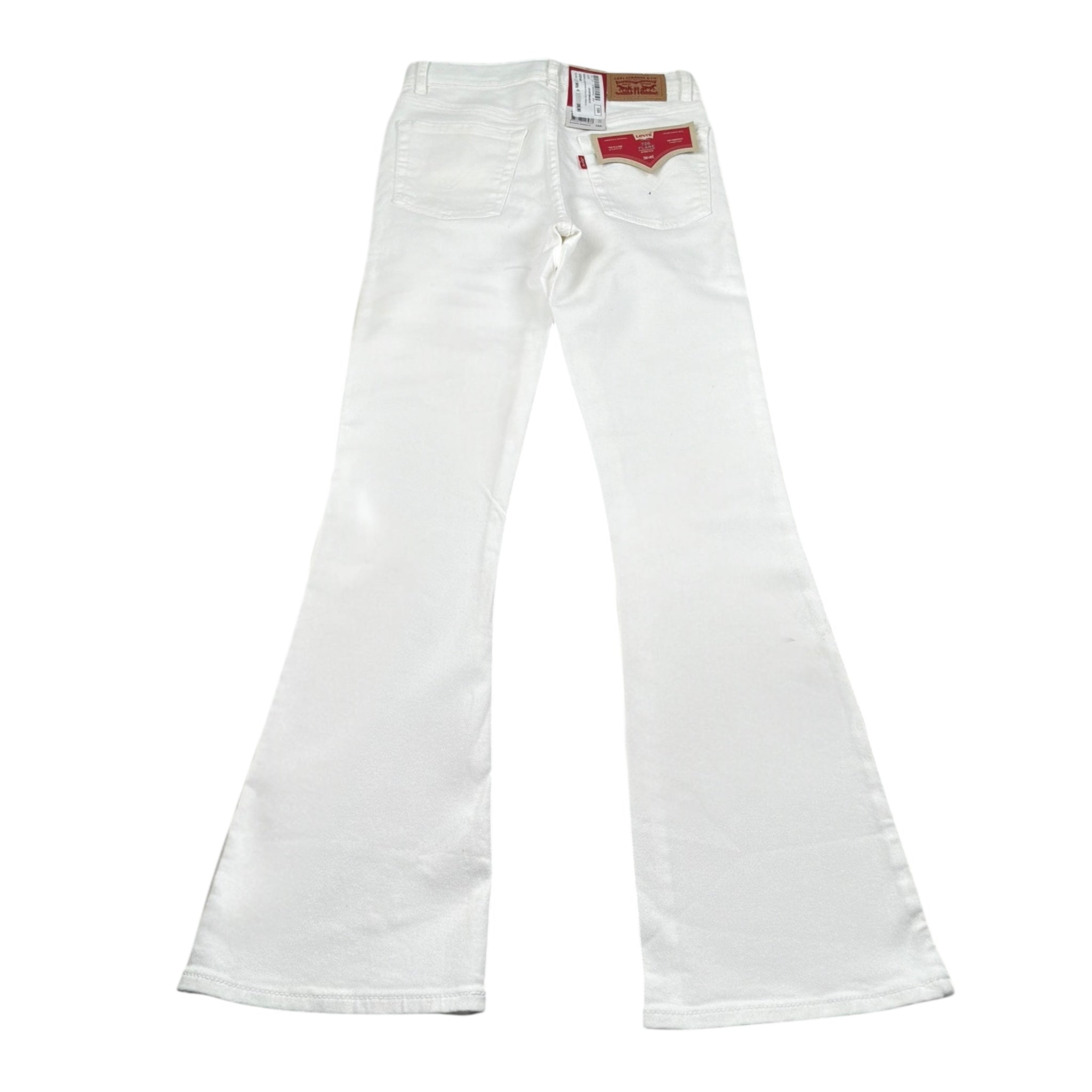 Levi'S Pantalone Tinta Unita con Girovita Regolabile per Bambina 4EG970 BIANCO LEVI'S 