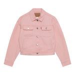 Levi'S Giubbino In Denim tinta unita Rosa per Bambina 4EH045 ROSA LEVI'S 