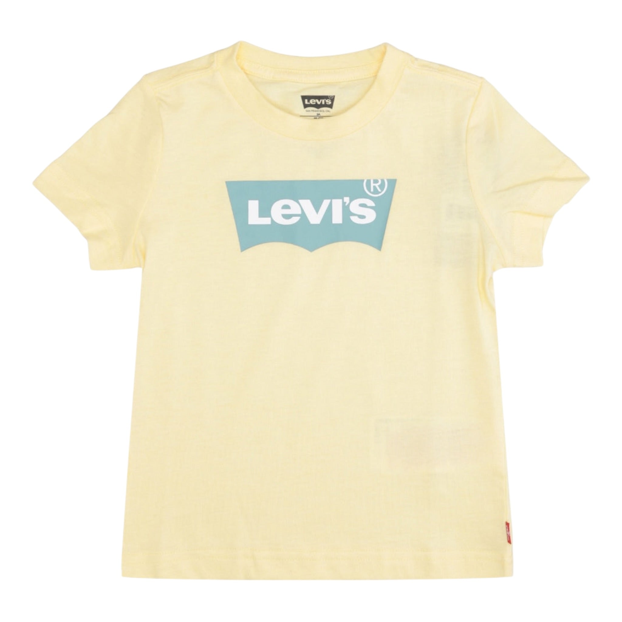 Levi'S T-Shirt Girocollo tinta unita con Logo Giallo per Bambino 6E8157JXXXX GIALLO LEVI'S 
