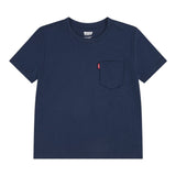 Levi'S T-Shirt Girocollo tinta unita con Stampa Blu per Bambino 9EM359X BLU LEVI'S 