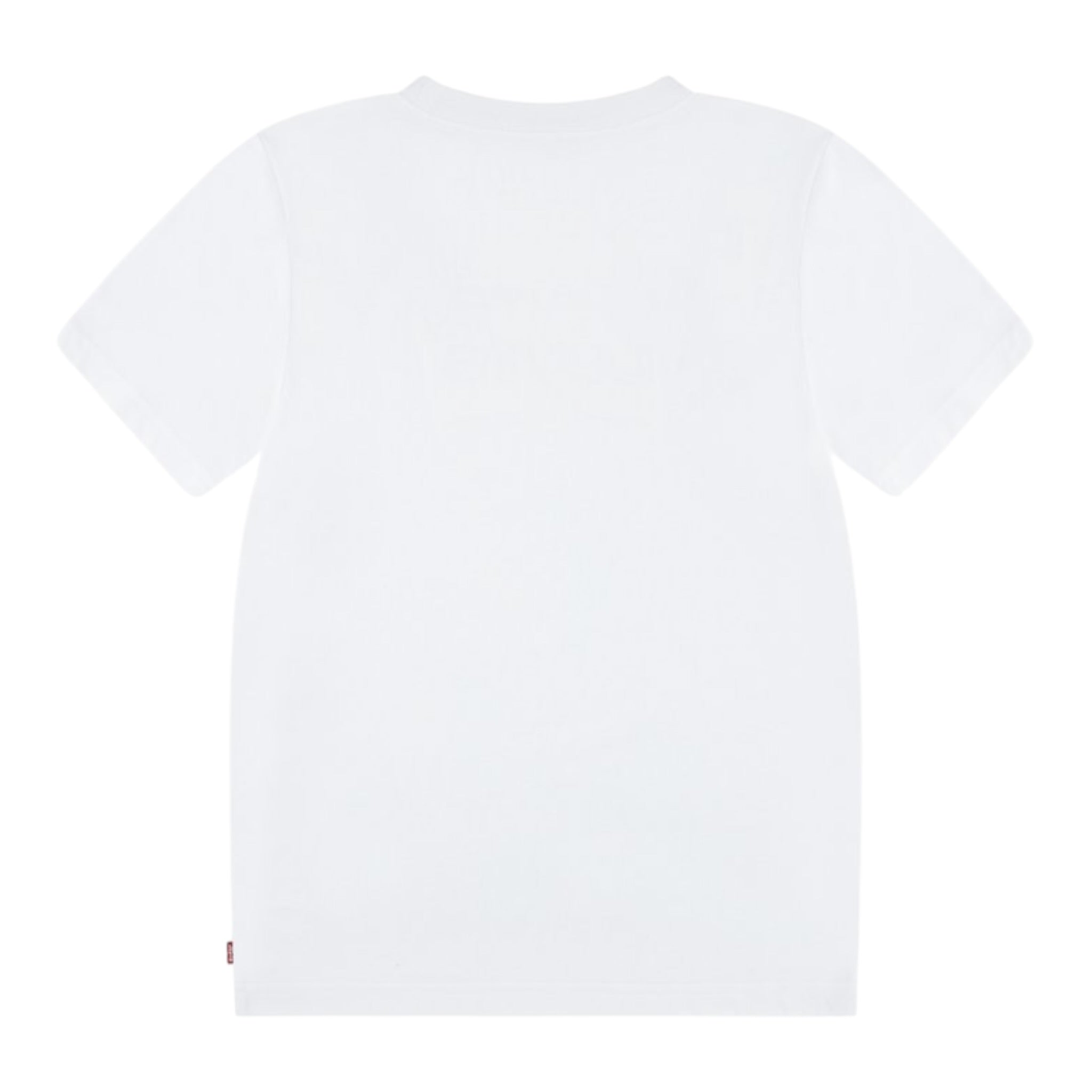 Levi'S T-Shirt Girocollo Tinta Unita con Logo per Bambino 9EM650 BIANCO LEVI'S 