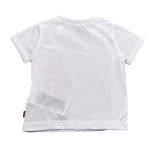 Levi'S T-Shirt Girocollo Tinta Unita con Stampa per Neonato LK6EE806 BIANCO LEVI'S 
