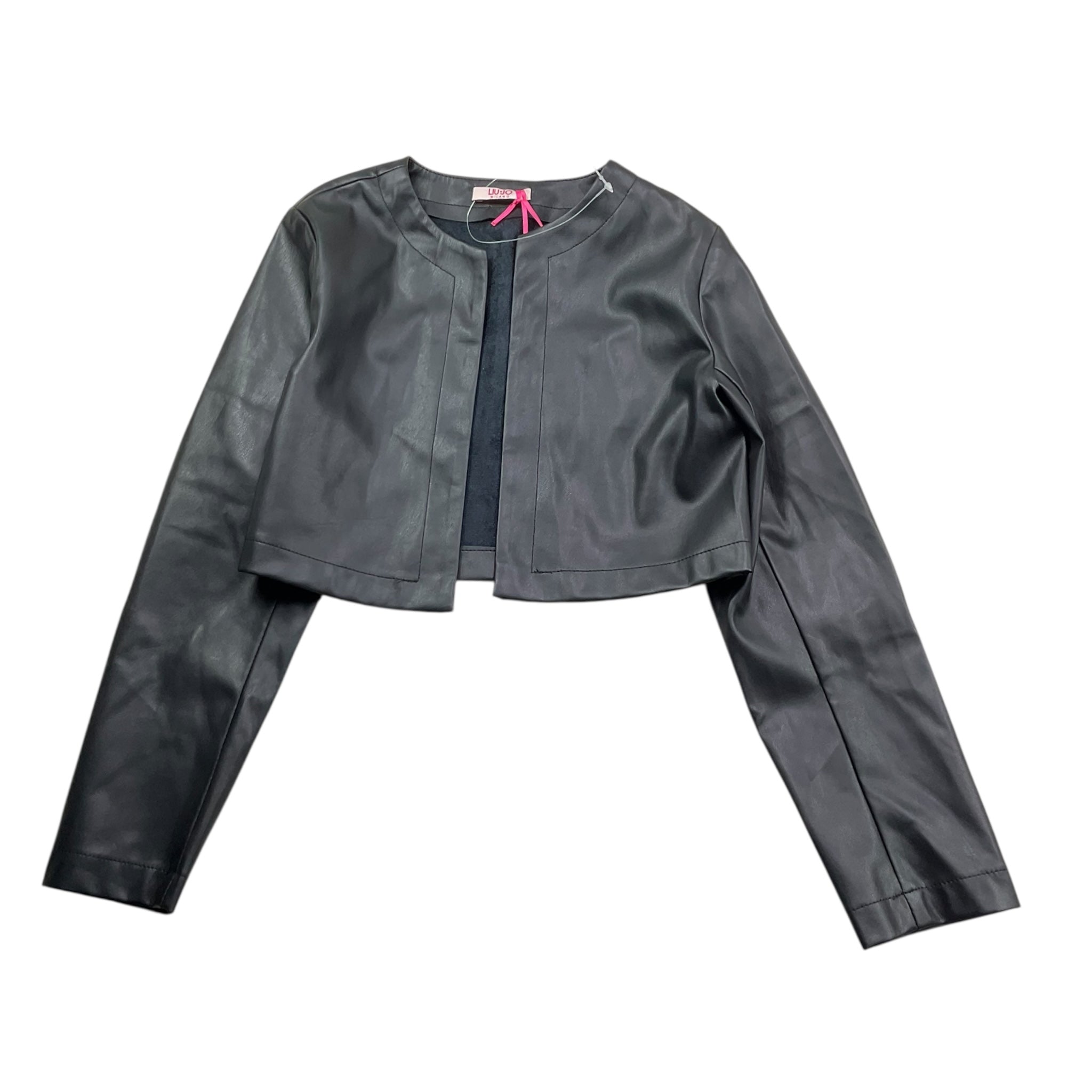 Liu Jo Giacca In Ecopelle Tinta Unita per Bambina GA3086 NERO LIU JO 
