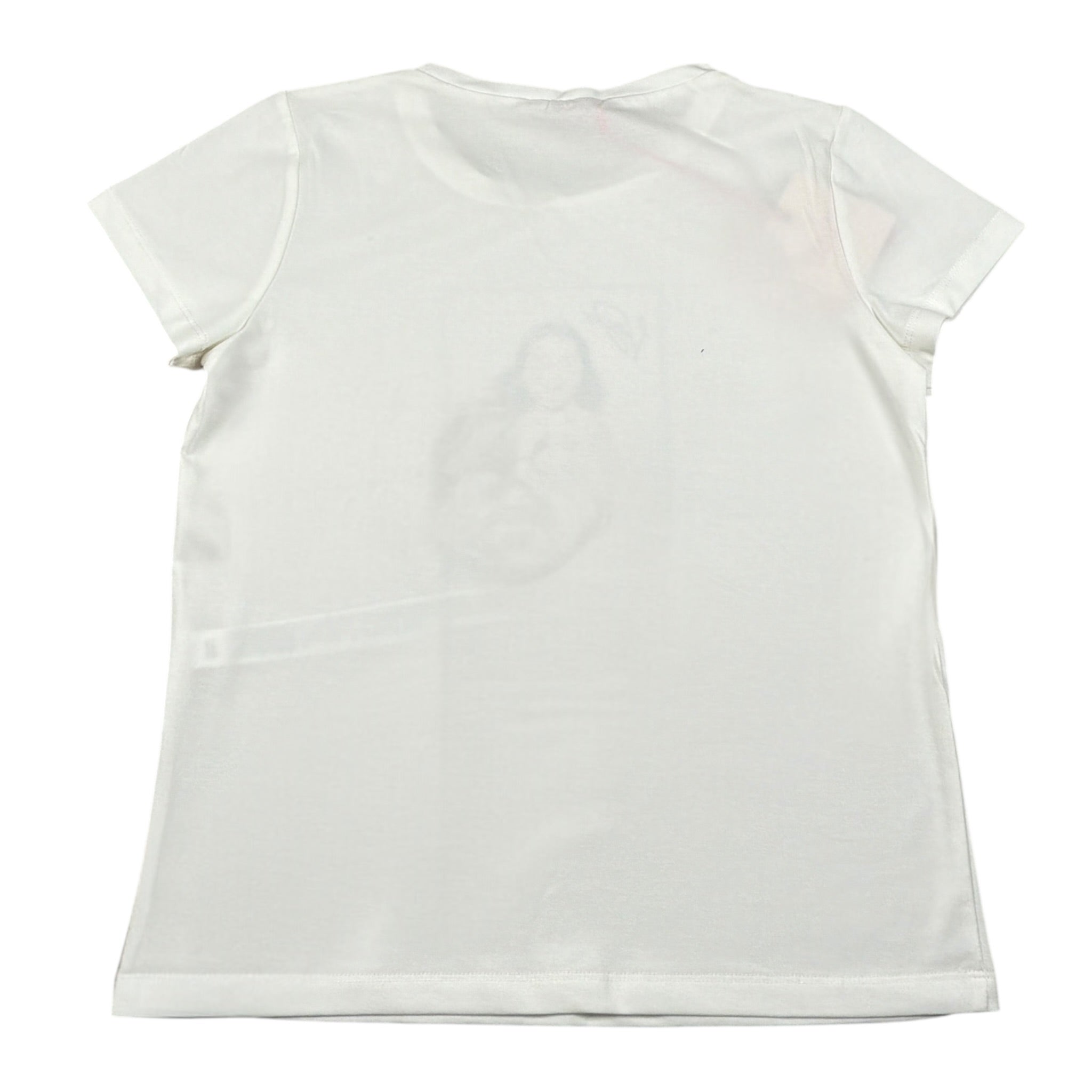 Liu Jo T-Shirt Girocollo tinta unita con Stampa Bianco per Bambina GA4056 BIANCO LIU JO 