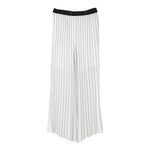 Liu Jo Pantalone Tinta Unita con Fantasia A Righe per Bambina GA5071XXX BIANCO LIU JO 