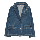 Liu Jo Giacca In Denim Tinta Unita per Bambina GA5090 BLU LIU JO 