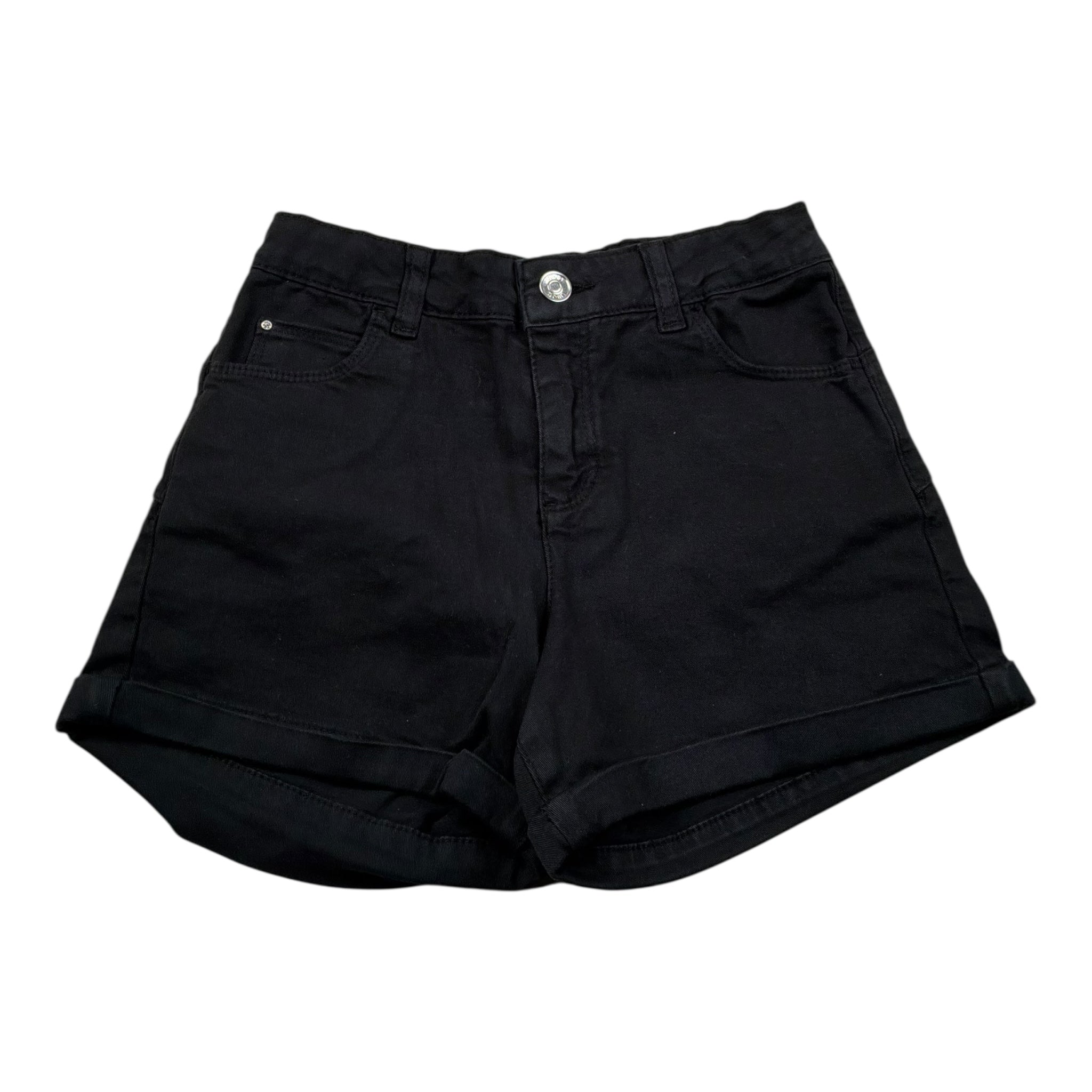 Liu Jo Short Tinta Unita con Girovita Regolabile per Bambina GA5093 NERO LIU JO 