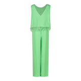 Liu Jo Tuta Tinta Unita con Frange per Bambina GA5134X VERDE LIU JO 