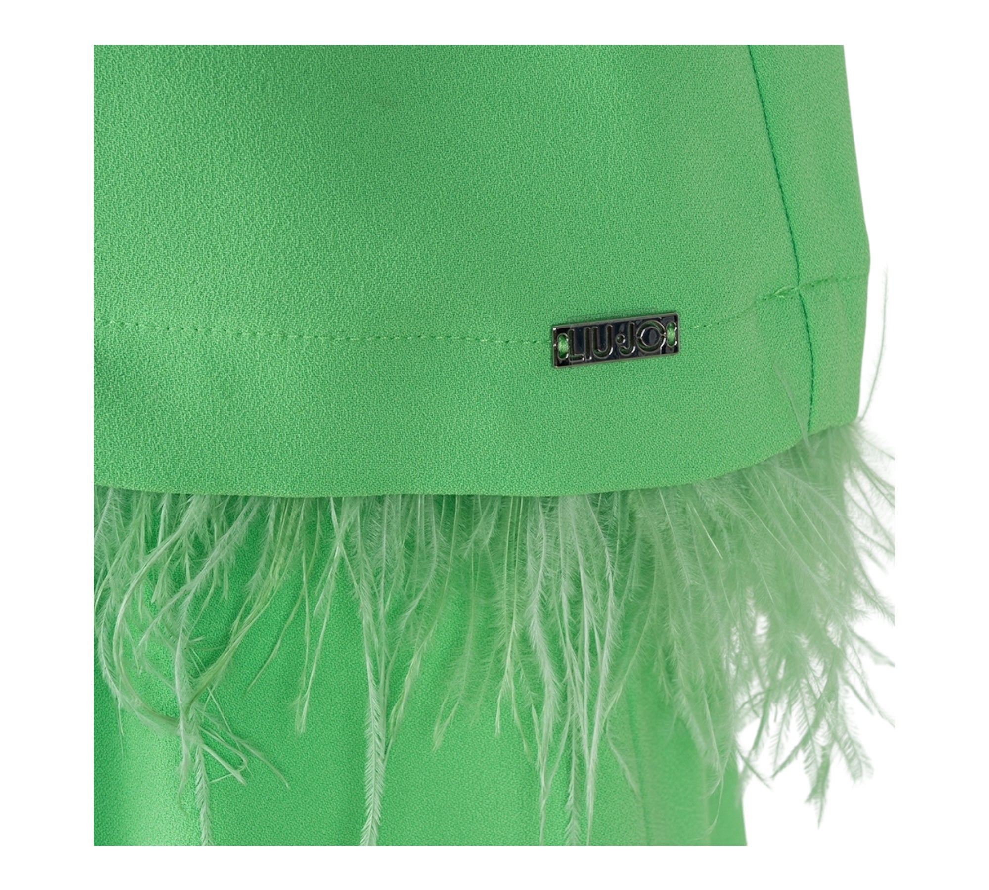 Liu Jo Tuta Tinta Unita con Frange per Bambina GA5134X VERDE LIU JO 