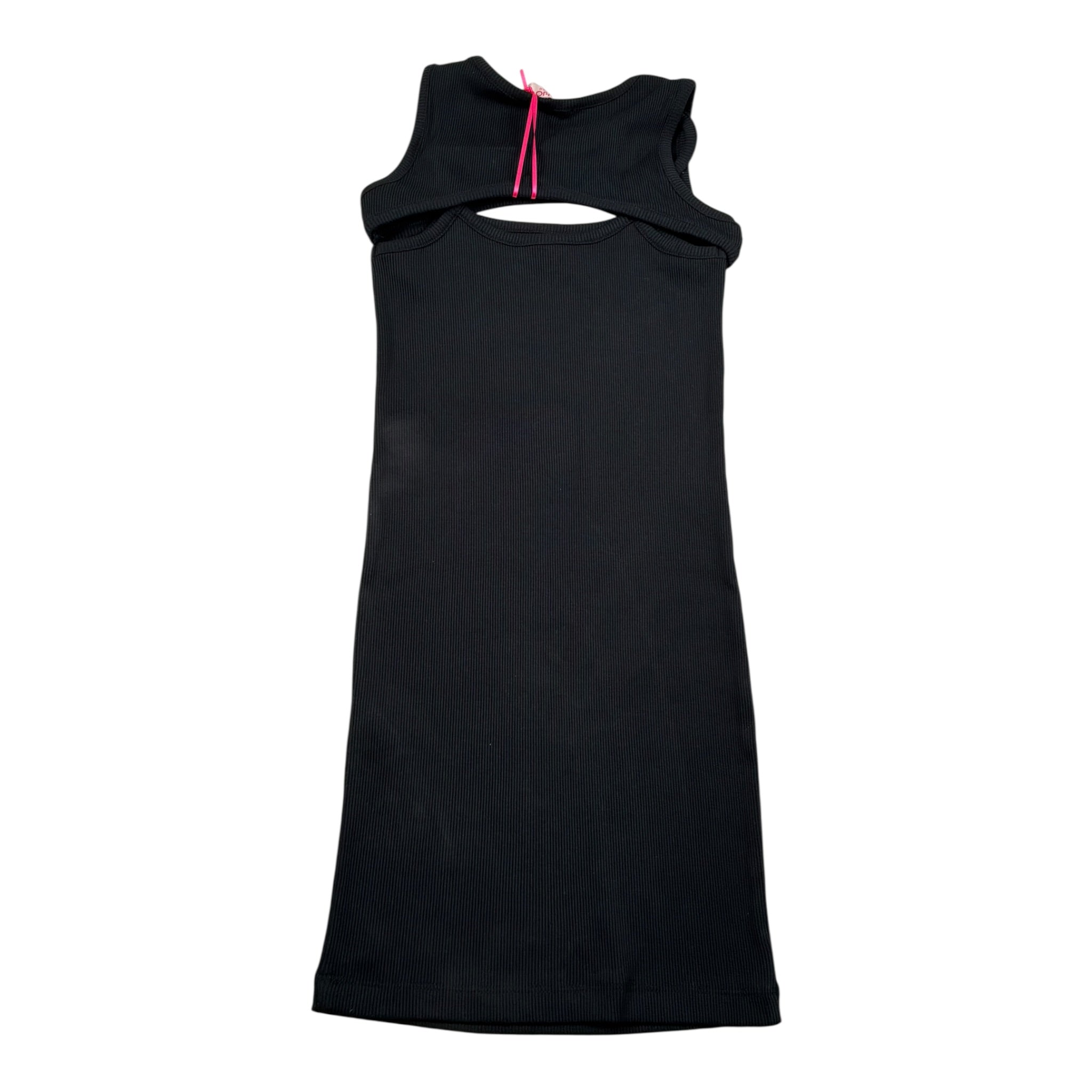 Liu Jo Abito tinta unita Giromanica Nero per Bambina GA5181X NERO LIU JO 
