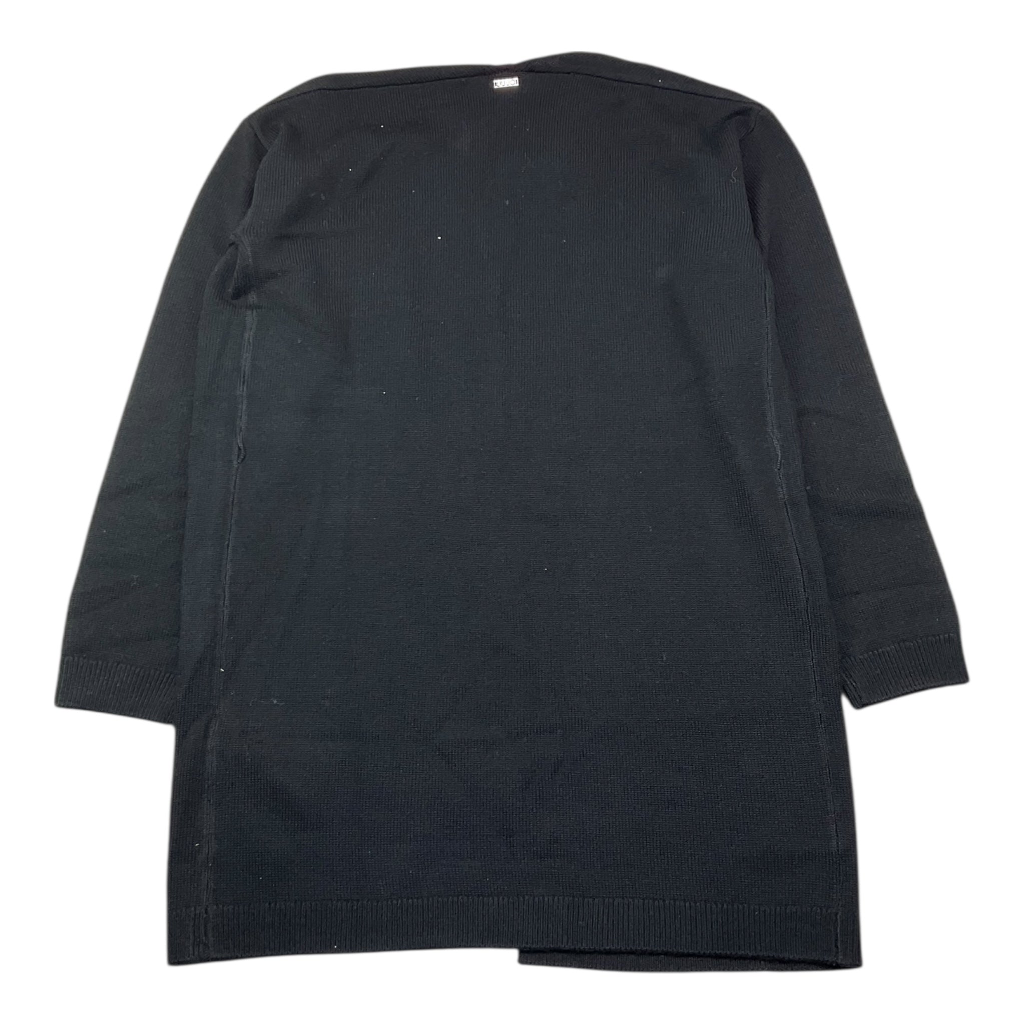 Liu Jo Cardigan Tinta Unita con Logo per Bambina GF4109 NERO LIU JO 