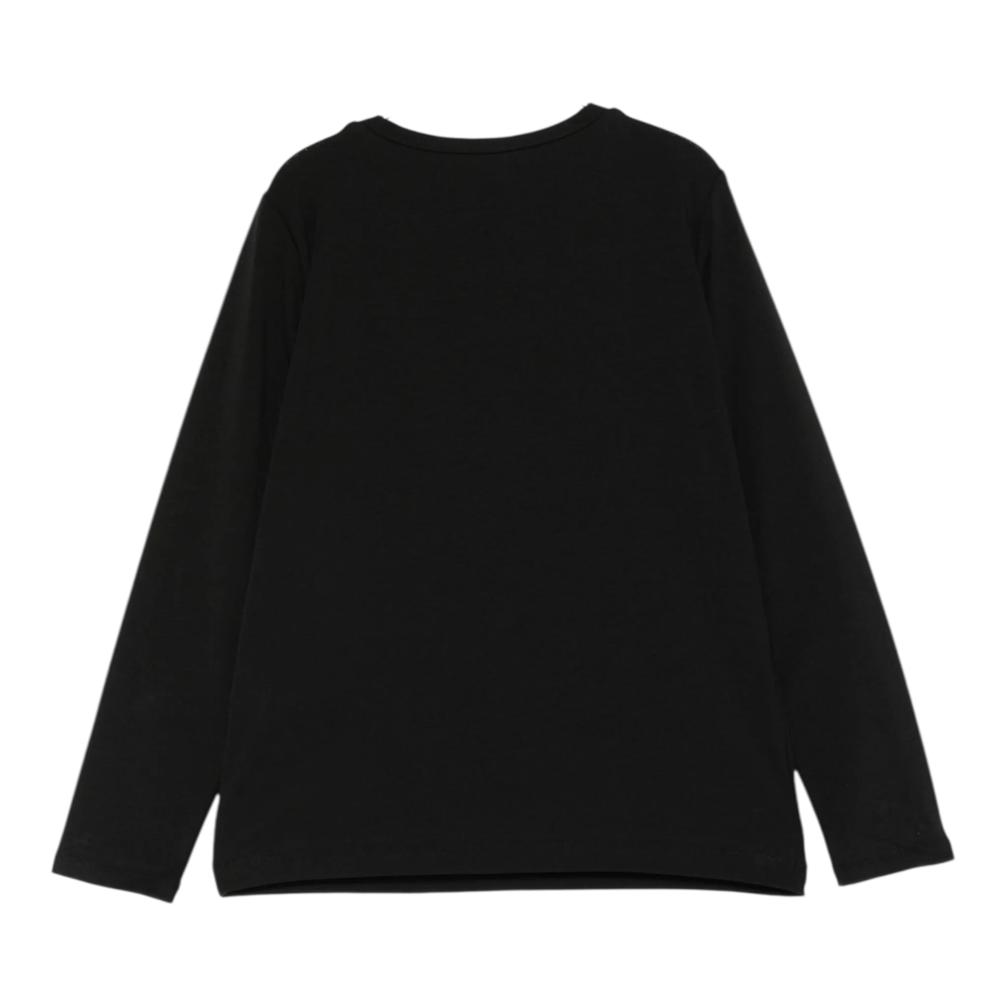 Liu Jo Shirt Girocollo tinta unita con Stampa Nero per Bambina GF5008 NERO LIU JO 