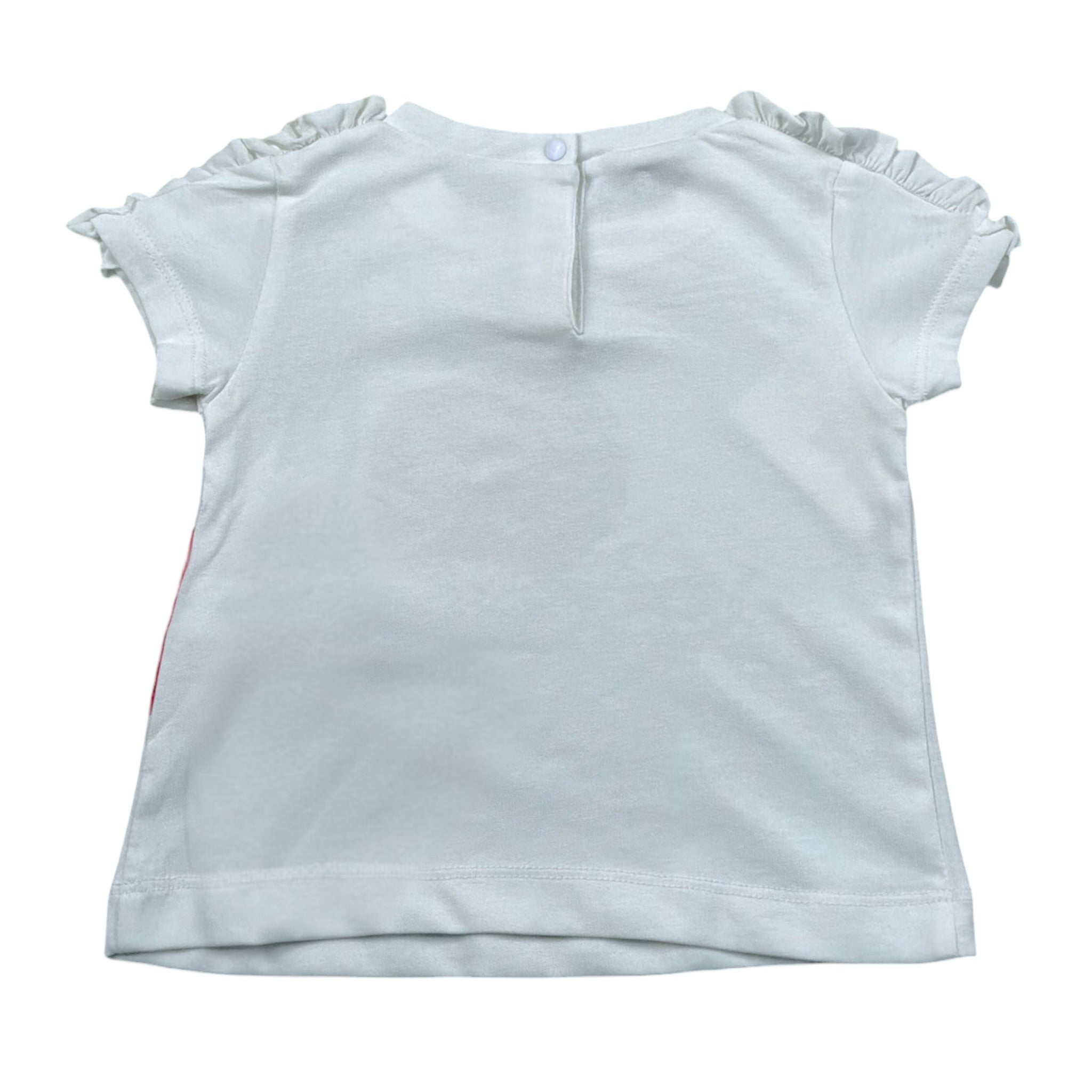 Liu Jo T-Shirt Tinta Unita con Stampa per Neonata HA1080J5003 BIANCO LIU JO 